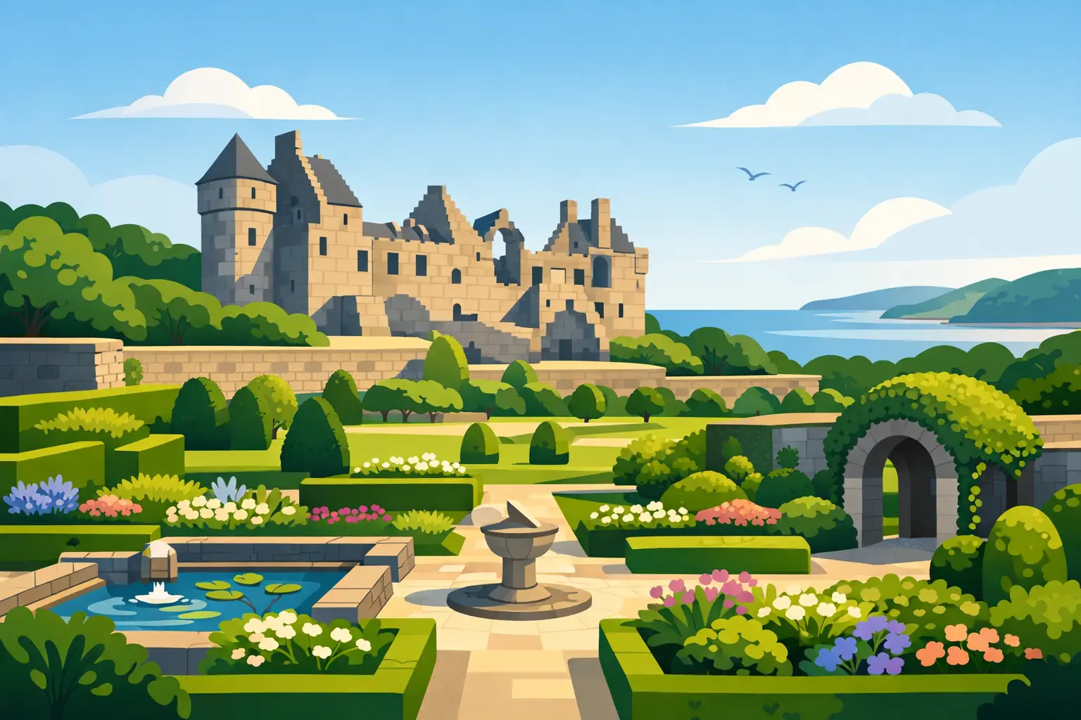 Fife Aberdour Castle And Garden Visit Guide